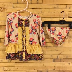 Matilda Jane dress and matching diaper cover